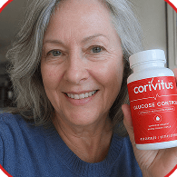 Kundin über 50 mit einer Dose Corivitus Glucose Control