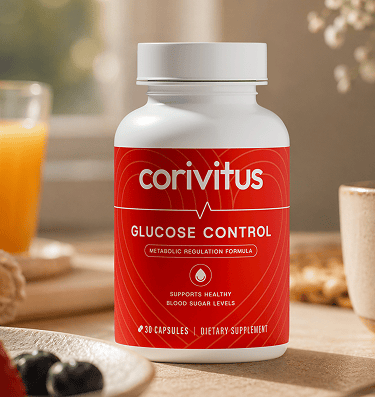 Corivitus Glucose Control Kapseln für gesunde Blutzuckerwerte, Dose mit 30 Kapseln